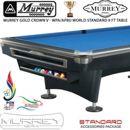 DISKON Murrey Gold Crown V STD 9 ft Pool Table - Meja Billiard Biliar