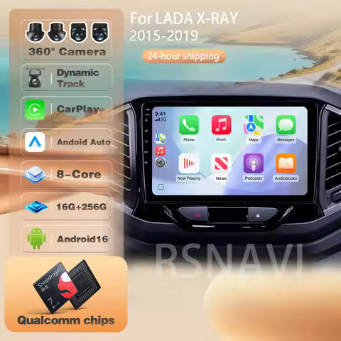For LADA X Ray Xray 2015 - 2019 wifi+4G Carplay AUTO Car Radio Navigation 2din Autoradio Stereo Head