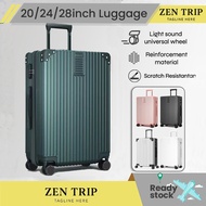 ABS+PC Travel Luggage 20/24/28 Inch Large Capacity Suitcase Bag Universal Wheel Combination Double L