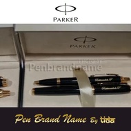 ( PRO+++ ) โปรแน่น.. Parker SET IM Laque Black Rollerball pen + Ballpen เซ็ตลูกลื่น + หมึกซึม ดำเงา 