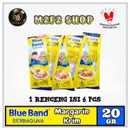 Blue Band Serbaguna Margarine | Mentega Sachet - 20 gr (Kemasan 1 Renceng)