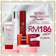 WAWA SKINCARE BASIC SET COMBO | WAWA SUNSCREEN | WAWA MOISTURIZER | WAWA CLEANSER | WAWA COSMETICS |