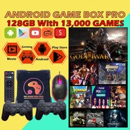 ANDROID MOVIE GAME BOX PRO 128GB With 12000 Classic Games Console Arcade Video Game Console 2GB RAM Gamebox ps1 psp nds