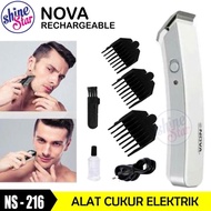 Gratis Shine Star - [Bisa Cod] Nova Alat Cukur Rambut Elektrik - Nova