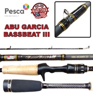 PESCA - ABU GARCIA Bass Beat III Casting Rod 642ML/652MH Fishing Rod BC Rod Baitcasting Rod Joran Pa