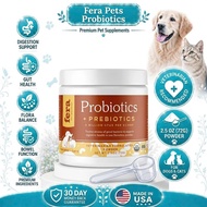 Combo 4 Fera Pets Probiotics for Pets – Digestive Support, Helps Pets Eat Better & Shed Less 72g