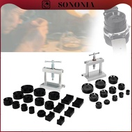 [SONONIA] Watch Back Cover Capper Watch Press Tool Set Bezel Press Case Metal Bench Tool with Fittin