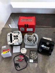 ชุดเสื้อฝา w110i2021 ฝาสูบงานHISPEED ตัวท็อป ลูกLHK/Air ขนาด 53545657 สลัก13มิล ใส่รถw110i2021 w125