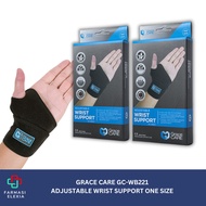 GRACE CARE GC-WB221 ADJUSTABLE WRIST SUPPORT ONE SIZE