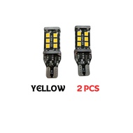 LED T15/921 FLASH LED LAMP FOR SIGNALLING RED YELLOW WHITE 2 PCS *READY STOCK*