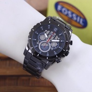 FOSIL Jam Tangan Fosil Fashion Pria Rantai Stainless Steel Tanggal Aktif Jam Tangan Pria Model Terba