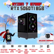 BONMECOM2 คอมประกอบ / CPU AMD AM5 RYZEN 7 8700F / RTX 5060TI 8GB / Case เลือกแบบได้ครับ