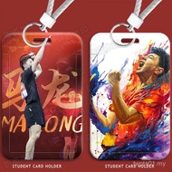 Malone Merchandise Student Slide Card Holder Food Card Bus Card Campus Card Access Control Card Fact