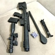 Mainan Pistol Airsoftgun Sniper Black Terbaru