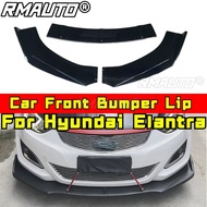 For Hyundai Elantra Style Car Front Bumper Lip Splitter Diffuser Spoiler For Hyundai Elantra Bumper 