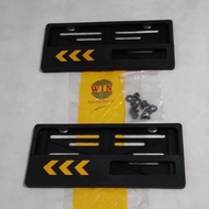 Number plate / Number plate Cover 1 set front and rear WIN brand