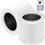 A1 Replacement Filter Compatible with VEWIOR Air Purifier, 3-in-1 True HEPA Replacement Filter Compatible with VEWIOR/KOIOS/AMEIFU Air Purifier (2 Pack)