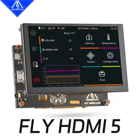 Mellow FLY HDMI5 LCD HDMI Klipper Screen For DIY 3D Printer Parts VzBoT Voron Accessories For Raspbe
