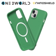 RhinoShield SolidSuit Magnetic Case Circular Design Recycle Material For iPhone 15 6.1" 11ft Drop Protection Pure Cover