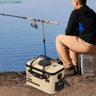 JUNYUE88WL Live Fish Bucket, Rectangular Foldable Fishing Bucket, Water Tank Thickened EVA Material 