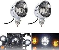 Anki HappiGo 2 Pcs 4.5 Inch Fog Passing Lights LED Passing Light Motorcycle Fog lights for Motorcycl