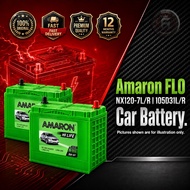 [SABAH] | AMARON FLO CAR BATTERY | NX120-7L/R | 105D31L/R | MAINTENANCE FREE | 12 MONTHS WARRANTY | 