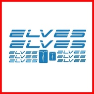 ∆ ▬ ◈ elves mountainbike frame design set stickers