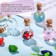 [WETK] 10x Small Glass Bottles Miniature Potion Bottle Mini Cork Glass Vials Wedding VN