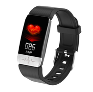 全城熱賣 - T1測體溫智慧手環心電心率血壓血氧監測多運動模式（黑色）