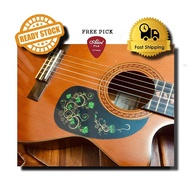 (READY STOCK) Acoustic Guitar Celluloid Pickguard Scratch Plate Floral Gitar Akustik Kalis Calar