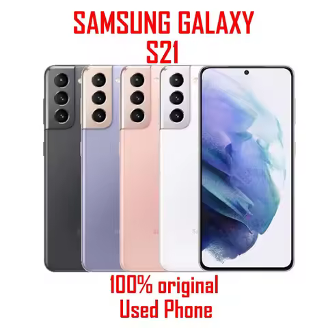 Samsung Galaxy S21 5G G991U1 6.2" 8GB RAM 128/256GB ROM Snapdragon 888 NFC Triple Rear Camera Octa-C