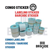 Direct Thermal Labelers Sticker, 30x20, 60x40, 50x30, 40x20, 100x50, 70X50, 100X25 LABEL STICKER BAR