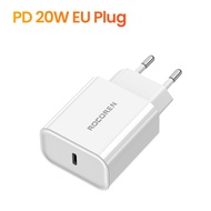 Rocoren PD 20W ที่ชาร์จเร็วสำหรับ Apple 20W อะแดปเตอร์ USB-C อะแดปเตอร์ไอโฟนใช้ได้สำหรับ Ipad Pro 2022 Ipad AiriPhone 15ซีรีส์iPhone 14  iPhone 13 Pro Max