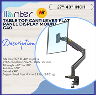 NB North Bayou G40 27" - 40" 27 29 32 36 40 Gas Strut Arm TV Monitor Table Desk Mount Bracket G40