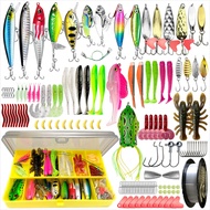 Lure Set One Set Novice Artificial Bait Fresh Sea Water Horse Mouth Sequined Bait Full Set Combination Package Lure Bait Fresh Sea Water Horse Mouth Sequined Bait Full Set Combination Package 54