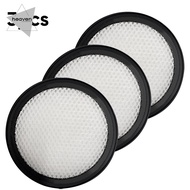 Durable Tool 3pcs For Proscenic P8 White+Black 98*90*41mm Accessories Filter