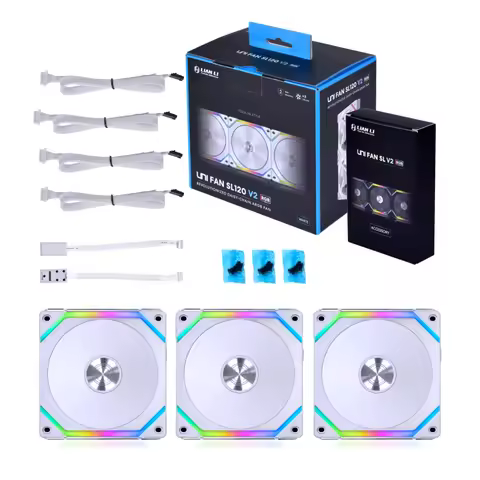 Lian Li UNI FAN SL120-V2 LIANLI Building block fan Infinity Mirror 5V ARGB/AURA chassis fan Three se