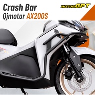 Crash Bar Qjmotor AX200S  Body Exhaust Protector Motorcycle Harden Steel Crash Guard AX200S Scooter 