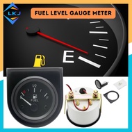 Fuel Level Gauge Car Meter LED 52MM Automotive Gauges 12V Ohms Pointer Instrument Universal