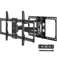 SucceBuy Full Motion TV Mount Sesuai untuk TV 26-90 inci, Penyesuaian Miring dan Putar Secara Mendat