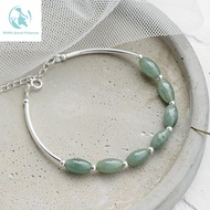 Original jade bead womens bracelet s925 sterling silver fashion bangle bracelets