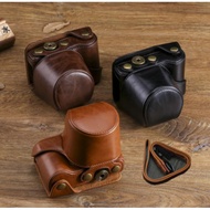 Sony A6000 A6100 A6300 A6400 Bag & Halfcase With 16-50mm Lens Strap