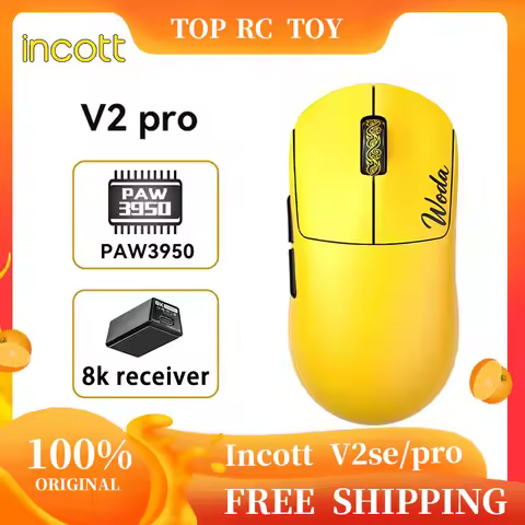 Incott G23 V2 SE/Pro Ergonomic Wireless Gaming Mouse 8k Hot Swap Three Mode Customizable PC Gamer Ac