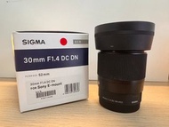 Sigma 30mm F1.4 DC DN 鏡頭