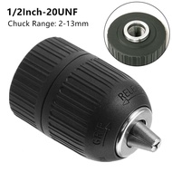 หัวจับดอกสว่านเจาะแบบไม่มีกุญแจแบบล็อก1/2 24UNF 3/8 20UNF หัวสว่าน Hex อะแด็ปเตอร์แชงค์ Hex SDS-Plus