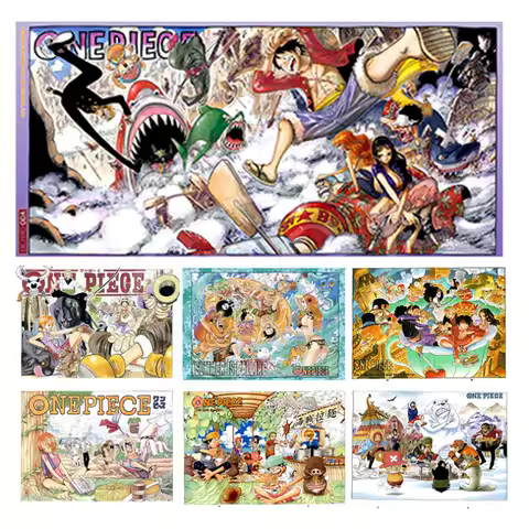 1pc frameless Canvas Painting New One Piece Picture Home Decor MonkeyD Luffy Modular Canvas Mico Rob