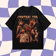 Purple Haze "Central Cee" Oversized T-Shirt | Black Black Black | Oversize T-SHIRT | Vintage Vintage