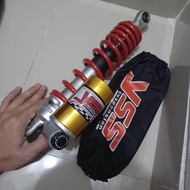shockbreaker yss tabung bawah black edition 310mm dan 330mm free sarung kulit universal matic shock 
