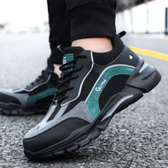 New Protective Work Shoes Men Safety Shoes Men Anti-smash Anti-puncture Work Shoes Steel Toe Shoes I