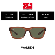 Ray-Ban  Warren True - RB4396F 66789A  Male Full Fitting  Sunglasses Size 57mm